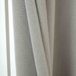 Beauty Home Κουρτίνα Full Blackout σκίασης με 8 κρίκους Total Art 8446 140x270 Ασημί - Image 7