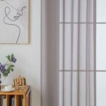 Beauty Home Ύφασμα κουρτίνας με το μέτρο γάζα Sharp Art 8448 Φ300 Αμέθυστος - Image 2