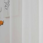 Beauty Home Ύφασμα κουρτίνας με το μέτρο γάζα Sharp Art 8448 Φ300 Εκρού - Image 3