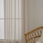 Beauty Home Ύφασμα κουρτίνας με το μέτρο γάζα Sharp Art 8448 Φ300 Άμμου - Image 4