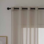 Beauty Home Ύφασμα κουρτίνας με το μέτρο γάζα Sharp Art 8448 Φ300 Άμμου - Image 5