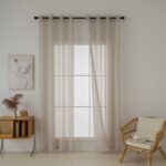 Beauty Home Ύφασμα κουρτίνας με το μέτρο γάζα Sharp Art 8448 Φ300 Άμμου - Image 7