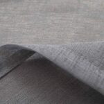 Beauty Home Κουρτίνα γάζα μονόχρωμη με 8 μεταλλικούς κρίκους Sharp Art 8448 140x270 Ανθρακί - Image 10