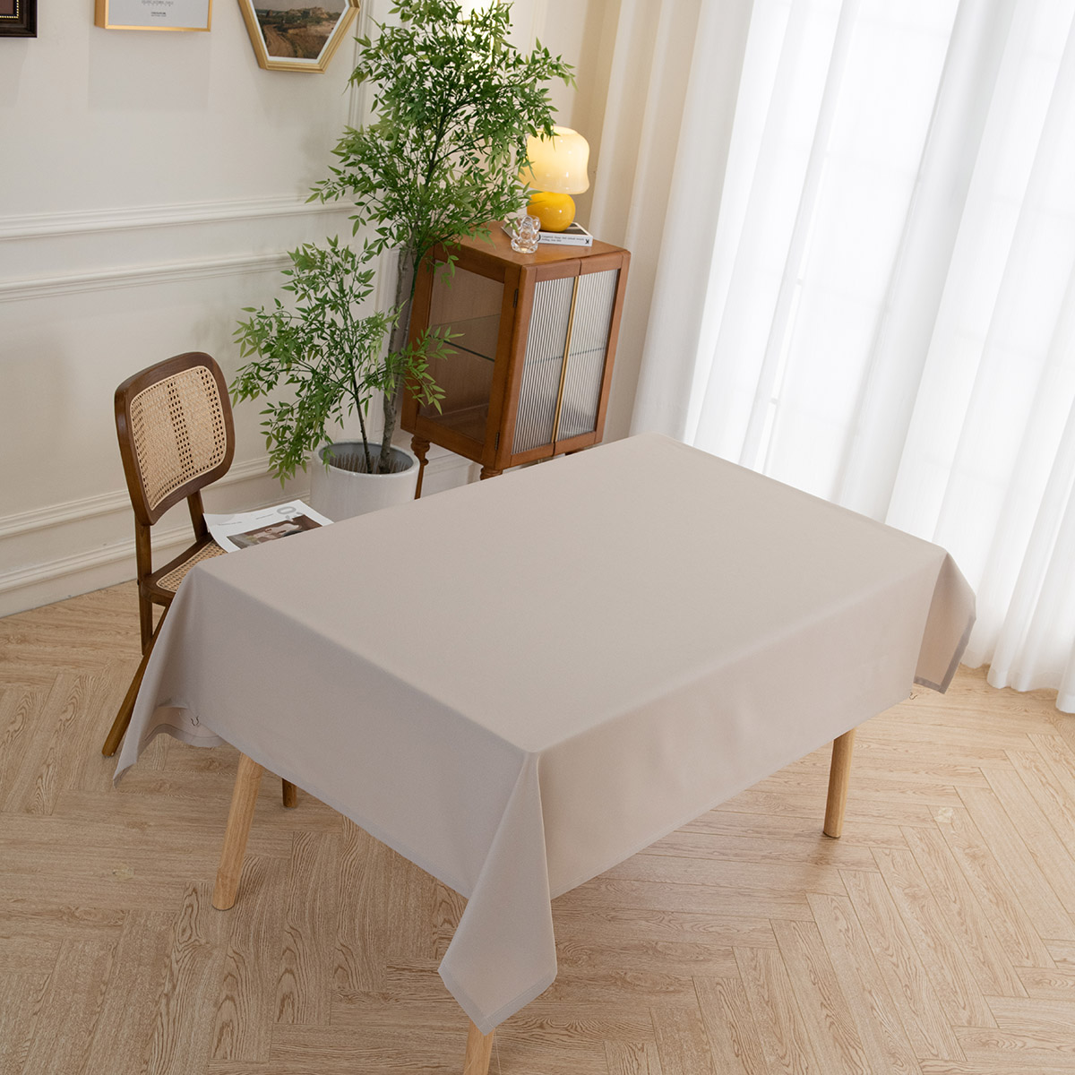 8490 Beauty Home Τραπεζομάντηλο Supreme Art 8490 150x180 Άμμου - Image 1