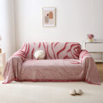 Beauty Home Ριχτάρια σετ 2τμχ Art 8611 (180x250 + 180x300) Κόκκινο