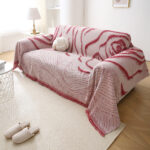 Beauty Home Ριχτάρια σετ 2τμχ Art 8611 (180x250 + 180x300) Κόκκινο - Image 2