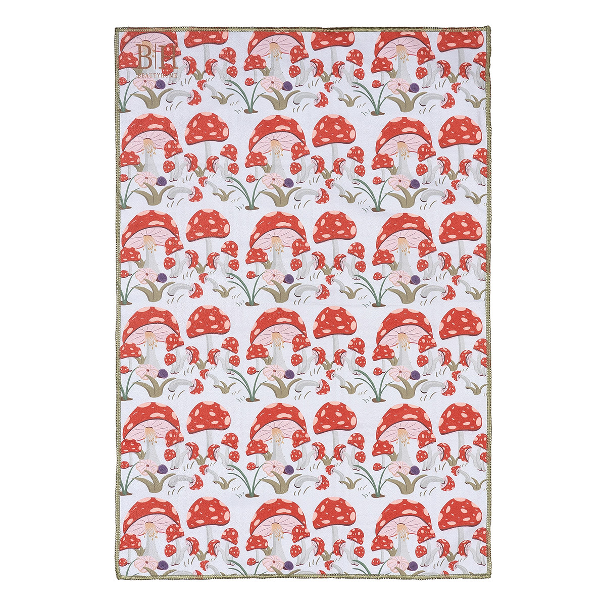 8653 Beauty Home Πετσέτα κουζίνας διπλής όψης Microfiber Art 8653 40x60 Κόκκινο - Image 1