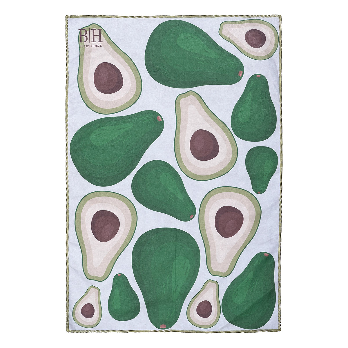 8656 Beauty Home Πετσέτα κουζίνας διπλής όψης Microfiber Art 8656 40x60 Πράσινο - Image 1