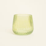 Beauty Home Κηροπήγιο Γυάλινο Ριγέ 11 x 9 cm - Image 3