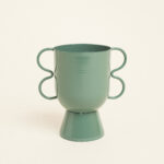 Beauty Home Βάζο Μεταλλικό  15 cm x 10 cm x 16 cm - Image 3