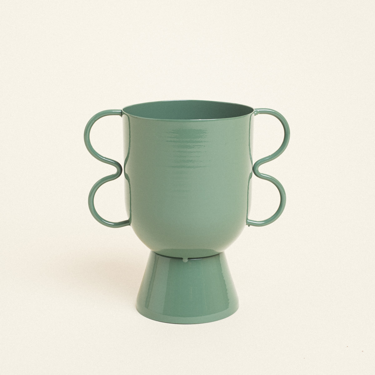 8720725155046-3 Beauty Home Βάζο Μεταλλικό 15 cm x 10 cm x 16 cm - Image 1