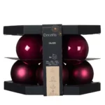 Beauty Home ΓΥΑΛΙΝΕΣ ΜΠΑΛΕΣ ΜΑΤΖΕΝΤΑ 8 CM ΣΕΤ 8 ΤΜΧ - Image 2