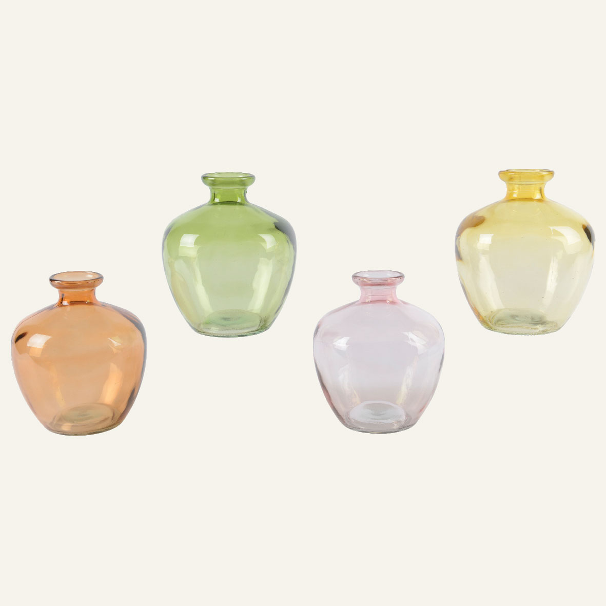 9134c833-9e40-4de8-849b-6b0c875402cf Beauty Home Γυάλινο Βάζο 14 x 16 cm - Image 1