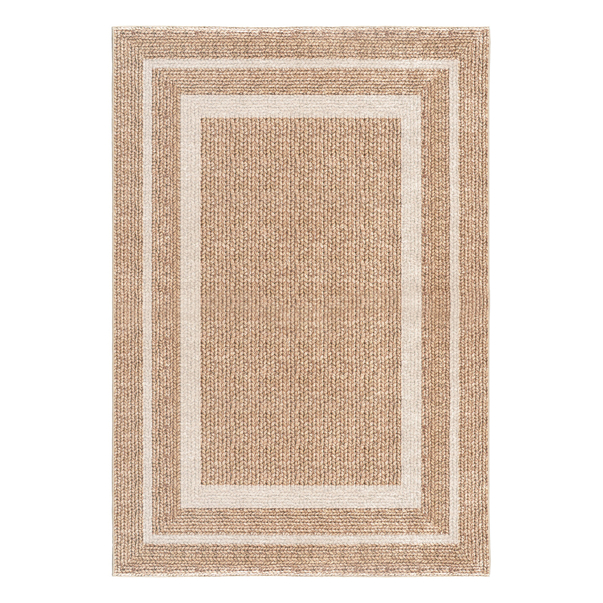 9138_white Beauty Home Χαλί Tropic Art 9138 160x230 Μπεζ,Λευκό - Image 1