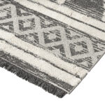 Beauty Home Χαλί βαμβακερό Morocotton 9235 150x220 Γκρι - Image 2