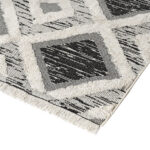 Beauty Home Χαλί βαμβακερό Morocotton 9240 125x180 Γκρι - Image 3