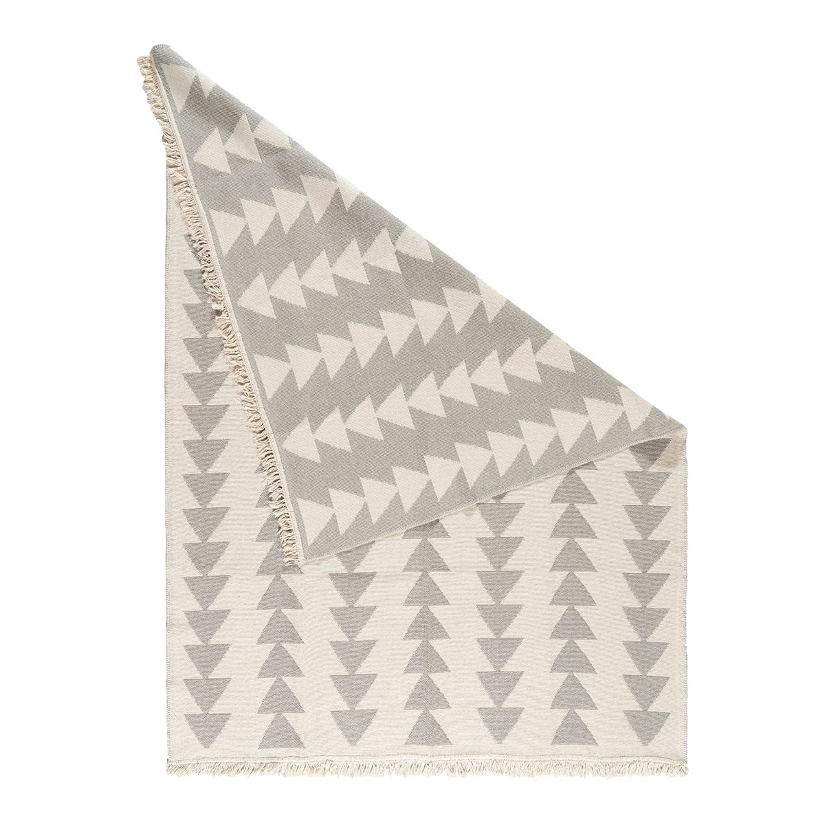 9245 Beauty Home Χαλί βαμβακερό διπλής όψεως Duo Art 9245 160x230 Γκρι - Image 1