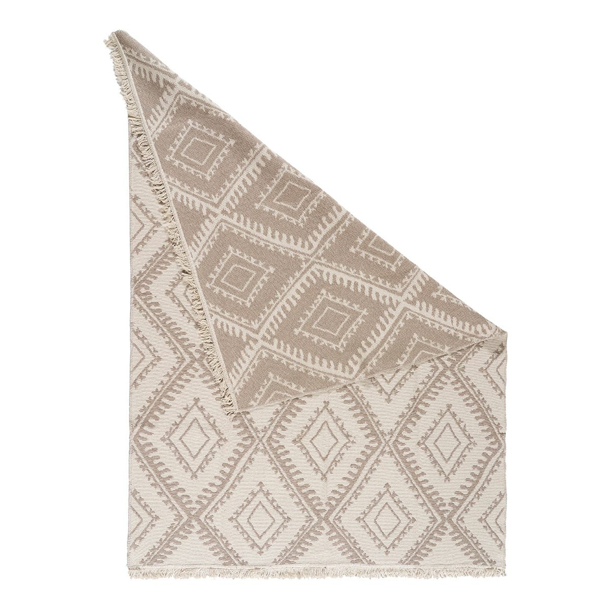 9247 Beauty Home Χαλί βαμβακερό διπλής όψεως Duo Art 9247 160x230 Μπεζ - Image 1