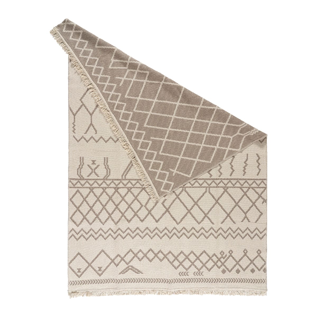 9249 Beauty Home Χαλί βαμβακερό διπλής όψεως Duo Art 9249 160x230 Μπεζ - Image 1