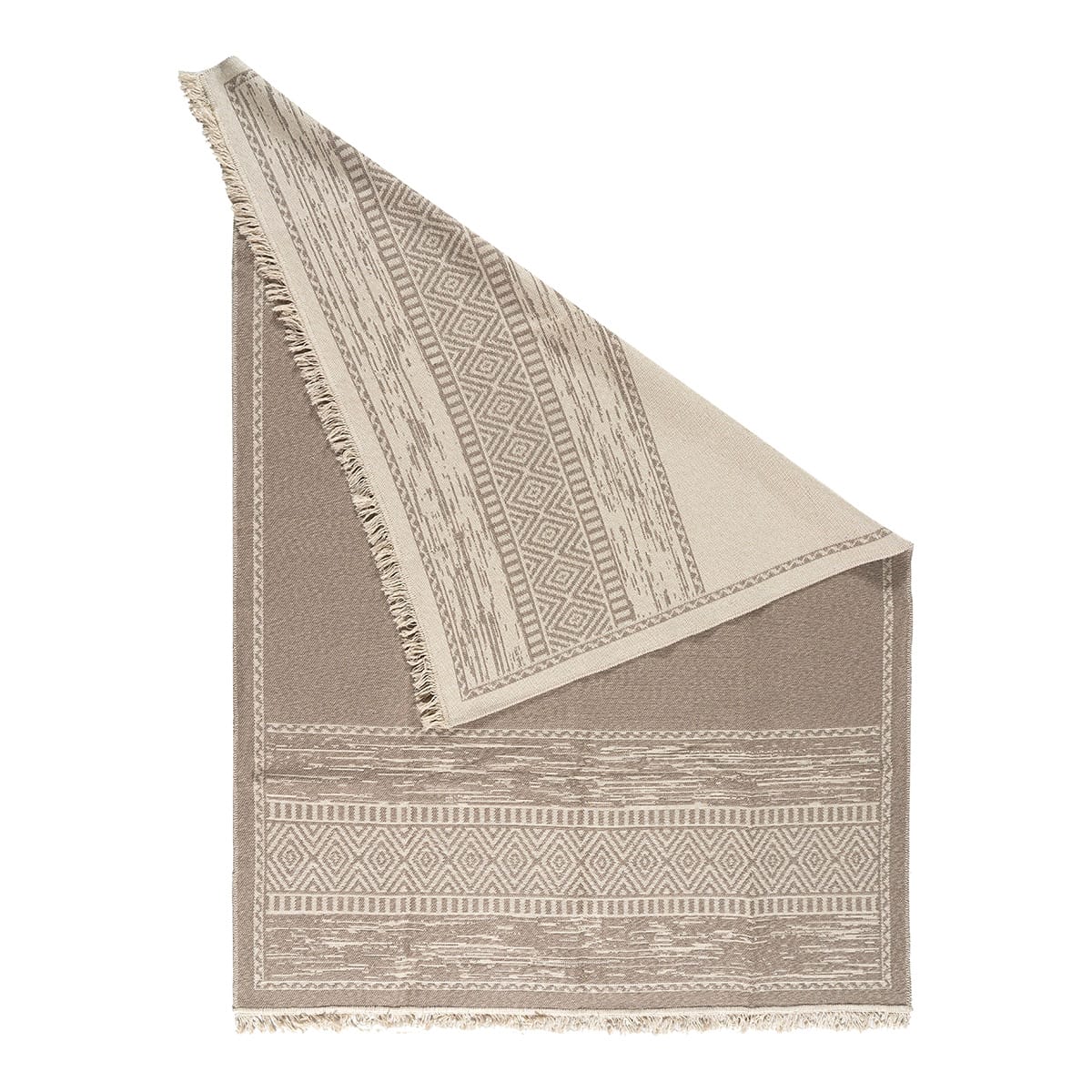 9251 Beauty Home Χαλί βαμβακερό διπλής όψεως Duo Art 9251 160x230 Μπεζ - Image 1