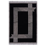 Beauty Home Χαλί Noir Art 9437 165x230 Black Μαύρο