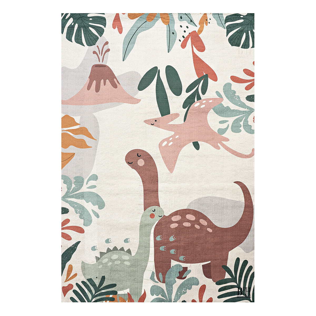 9548 Beauty Home Χαλί παιδικό Fun Art 9548 160x230 Μπεζ - Image 1