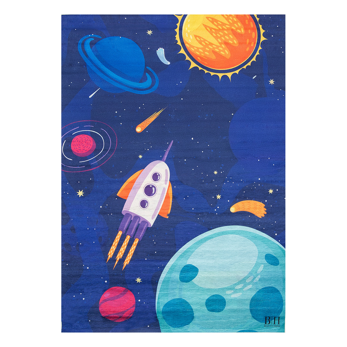 9549 Beauty Home Χαλί παιδικό Fun Art 9549 160x230 Μπλε - Image 1