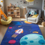 Beauty Home Χαλί παιδικό Fun Art 9549 120x180 Μπλε - Image 2