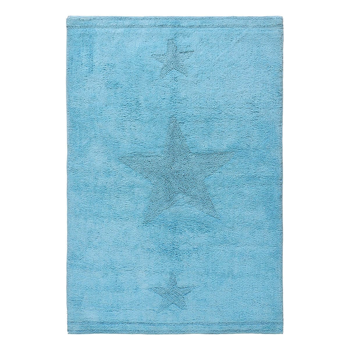 9555_blue Beauty Home Χαλί βαμβακερό Cottony Art 9555 Σιέλ - Image 1