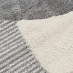 Beauty Home Ροτόντα Loop Art 9556 133x133 Grey White Γκρι Λευκό - Image 3