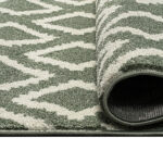 Beauty Home Πατάκι Vibe Art 9573 67x150 Mint White Μέντα Λευκό - Image 2