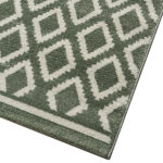 Beauty Home Πατάκι Vibe Art 9573 67x150 Mint White Μέντα Λευκό - Image 3