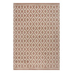 Beauty Home Πατάκι Vibe Art 9575 67x150 Pink White Ροζ Λευκό