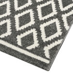 Beauty Home Πατάκι Vibe Art 9576 67x150 Grey White Γκρι Λευκό - Image 3