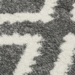 Beauty Home Πατάκι Vibe Art 9576 67x150 Grey White Γκρι Λευκό - Image 4