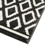 Beauty Home Πατάκι Vibe Art 9577 67x150 Stone White Ανθρακί Λευκό - Image 4