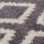 Beauty Home Πατάκι Vibe Art 9578 67x150 Lila White Λιλά Λευκό - Image 4