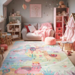 Beauty Home Χαλί παιδικό Fun Art 9587 160x230 Λιλά - Image 2