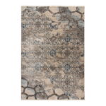 Beauty Home Πατάκι Bliss Art 9625 67x220 Μπεζ,Μόκα,Μπλε - Image 2