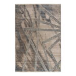 Beauty Home Πατάκι Bliss Art 9626 67x130  Μπεζ,Μόκα,Μπλε