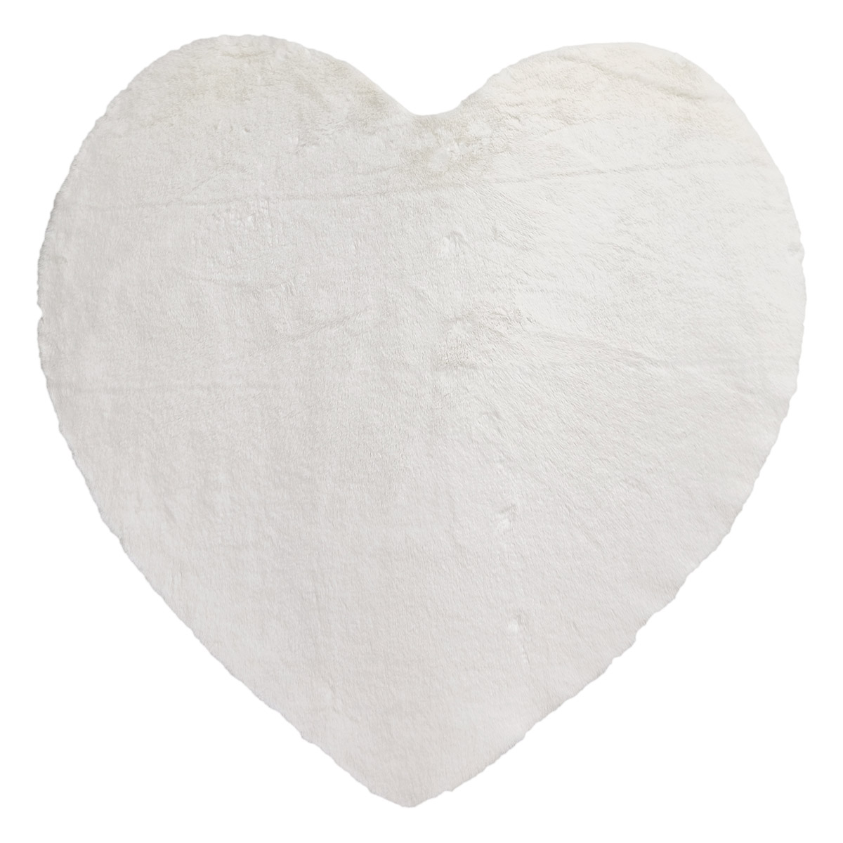 9640_heart Beauty Home Πατάκι Rabbit Art 9640 Καρδιά 100x100 Λευκό - Image 1