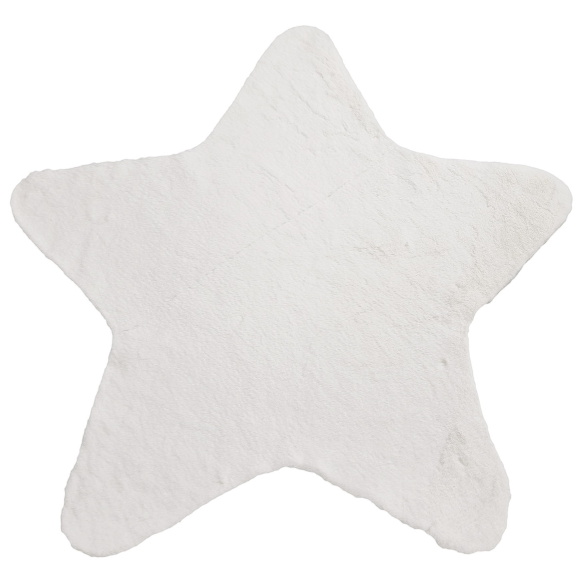 9640_star Beauty Home Πατάκι Rabbit Art 9640 Αστέρι 100x100 Λευκό - Image 1