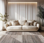 Beauty Home Διάδρομος με το μέτρο Serena Art 9833 67cm Μπεζ,Γκρι - Image 2