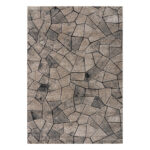 Beauty Home Διάδρομος με το μέτρο Serena Art 9837 67cm Μπεζ,Γκρι