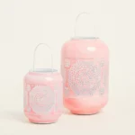 Beauty Home ΦΑΝΑΡΙ ΜΕΤΑΛΙΚΟ ΡΟΖ 15 x 20 cm - Image 2