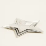 Beauty Home ΜΕΤΑΛΛΙΚΟΣ ΔΙΣΚΟΣ ΑΣΤΕΡΙ ΑΣΗΜΙ 36,5 x 38 x 2,5 CM - Image 2