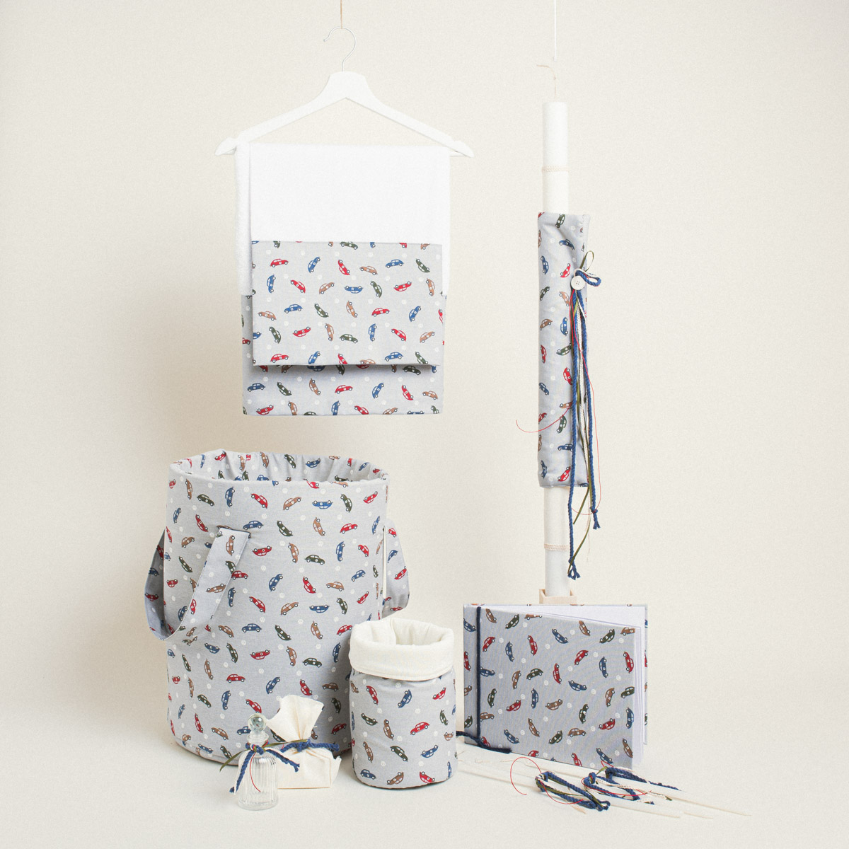 9f24ffe7-fc83-447a-8b14-374634e3d2e8-3 Beauty Home ΣΕΤ ΒΑΠΤΙΣΗΣ ΜΙΝΙ ΑΥΤΟΚΙΝΗΤΑΚΙΑ ΓΚΡΙ - Image 1