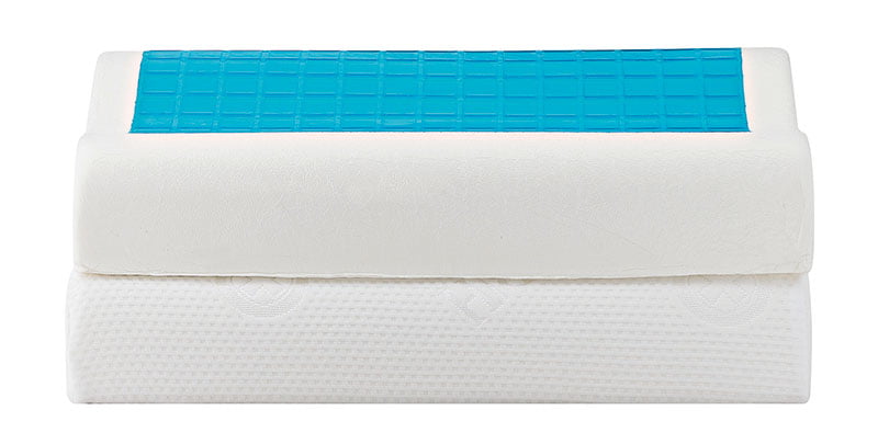 Cool-Gel-Layer Beauty Home Μαξιλάρι ύπνου Gel Memory Foam Art 4028 Μέτριο 58x38x12 Λευκό - Image 1