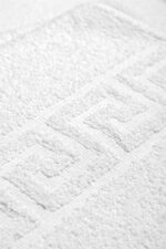 Beauty Home Πετσέτα Μπάνιου Ξενοδοχείου Gentle 500gsm Greek Border Art Ε3009 100% Cotton 70x140 Λευκό - Image 2