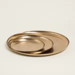 Beauty Home ΔΙΣΚΟΣ ΜΕΤΑΛΛΙΚΟΣ ΧΡΥΣΟΣ 26 cm - Image 3